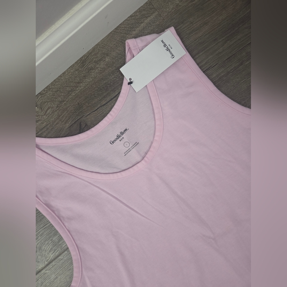 Goodfellow & Co Mens Pink Sleeveless Tank Top Size L NWT - Picture 2 of 2